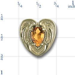 80971 citrine Bracelet Slide 